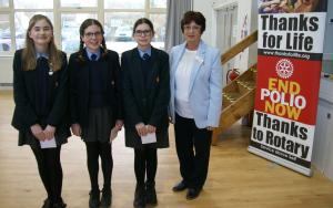 The Monmouth Comprehensive team, runners up at the District Final 